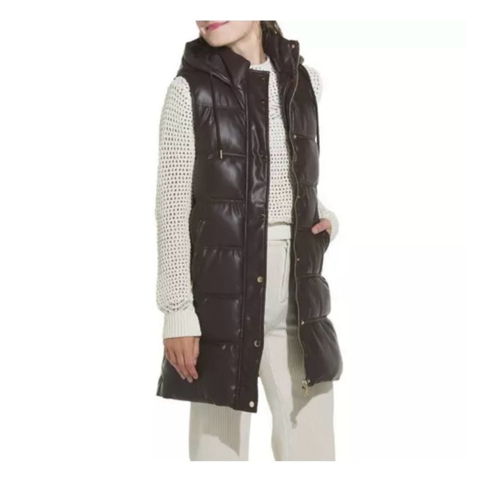 Dex puffer vest coat SZ S/P